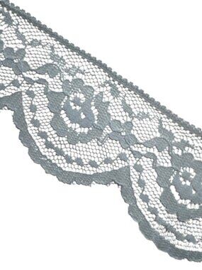 10 1/4 yards Vintage Lace 2" Flat Blue #416